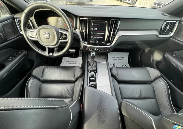 Volvo V60 cena 99990 przebieg: 92000, rok produkcji 2019 z Strumień małe 704